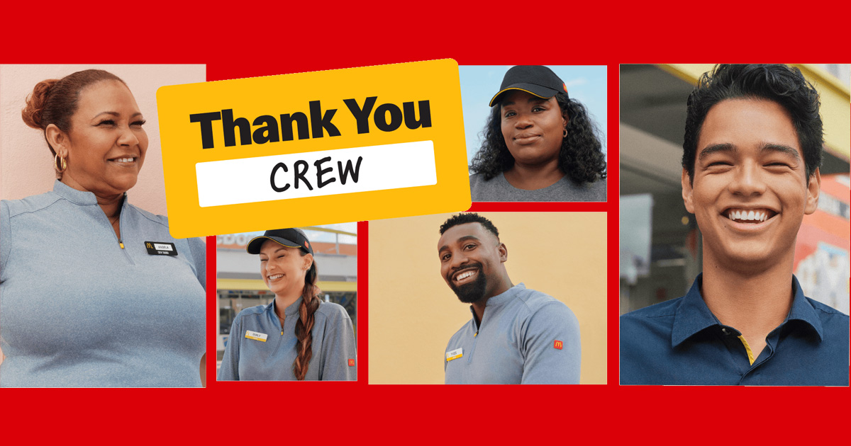 McDonald's Thank You Crew