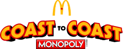 2021 Monopoly Coast to Coast Game at McDonald’s