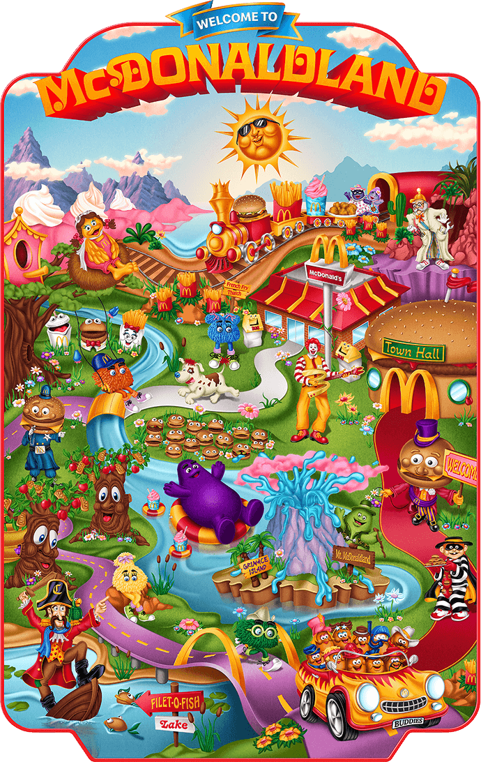 McDonaldland Map